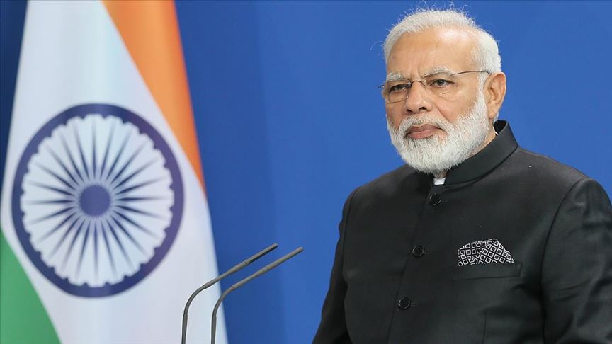 Hindistan'da kazanan Modi'nin partisi 1 modi 06461082