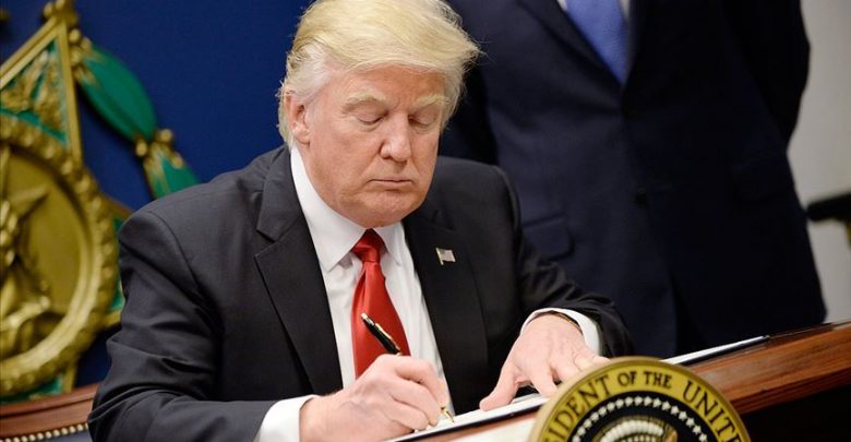 Trump yaptırımları imzaladı 4 trump imza