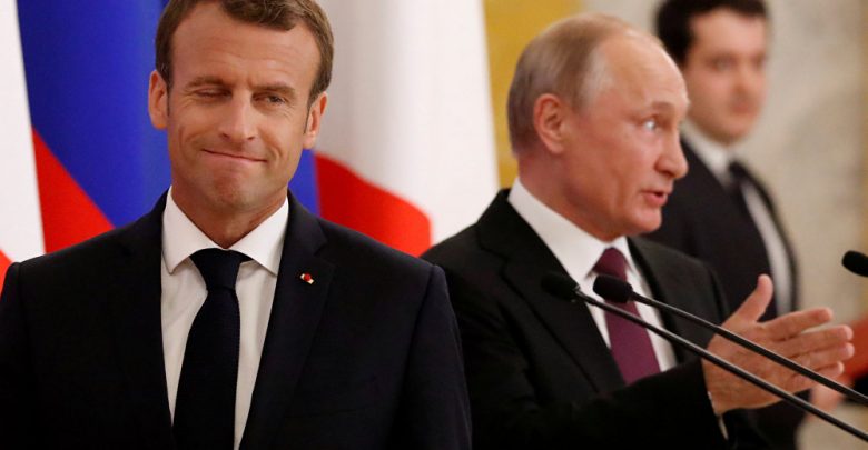 Macron: Rusya'yı Çin'e bırakmayalım 10 macron putin 19042871