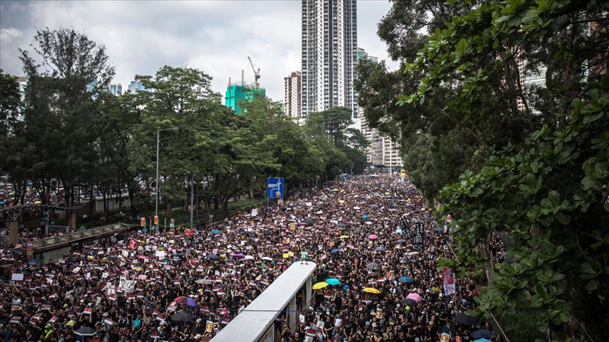 hong kong protestolar