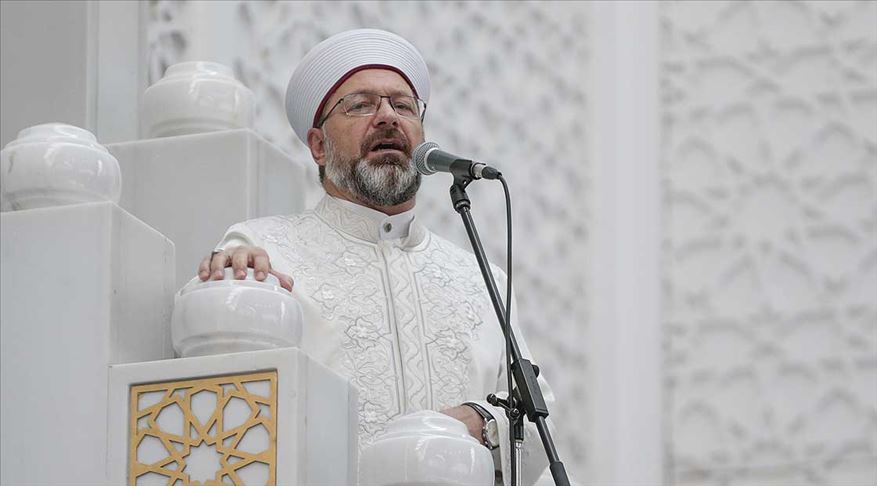Diyanet Başkanından cuma hutbesinde Emine Bulut yorumu 1 ali erbas emine bulut