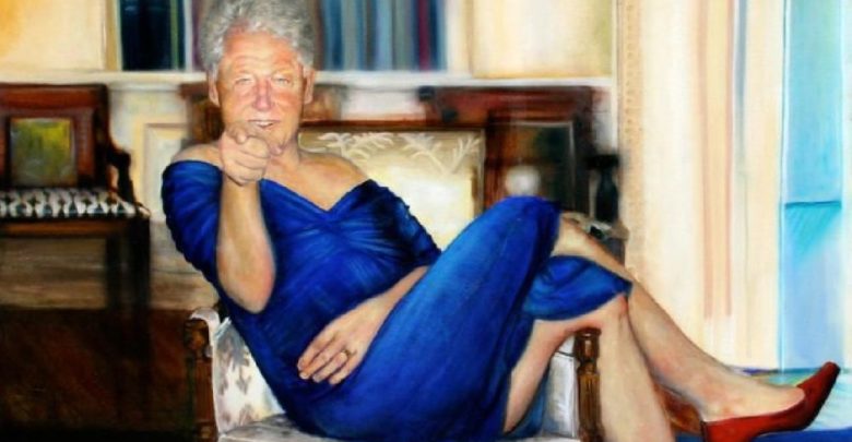 Kadın Bill Clinton tablosunun ressamı ortaya çıktı 6 bill clinton kadin