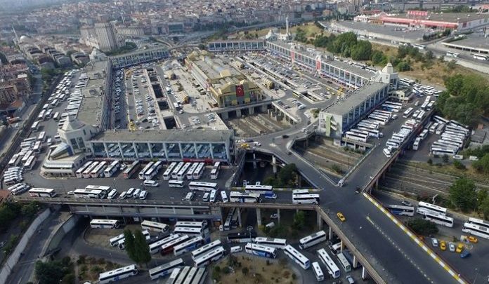 esenler otogari bosaltiliyor