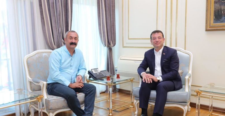 "Komünist başkan" İmamoğlu'nu ziyaret etti 9 macoglu imamoglu