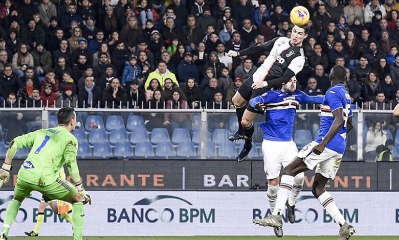 Juventus: Ronaldo 2 metre 56 santimetre yükseldi 9 ronaldo jump