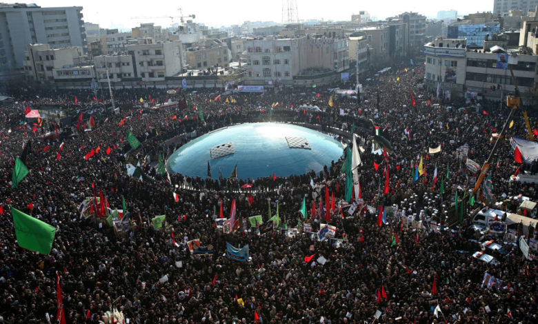 kasim suleymani cenaze tahran