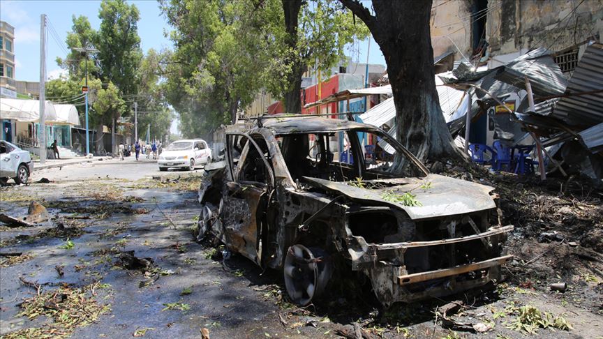 Türkleri koruyan askerlere saldırı: 3 ölü 1 somali asker saldiri