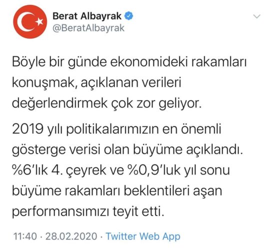 Berat Albayrak "ekonomi çok iyi" tweetleri attı, tepkilerden sonra sildi 2 berat tweet