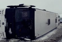 Bursasporlu taraftarlar Erzurum'da kaza geçirdi