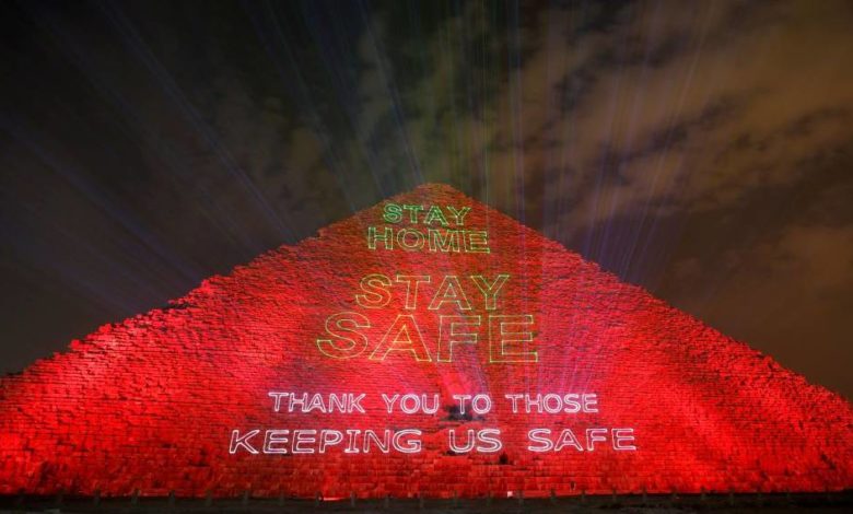 giza piramidi koronavirus