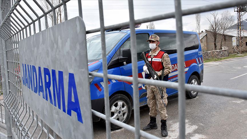 41 yerleşimde karantina kaldırıldı 1 karantina jandarma