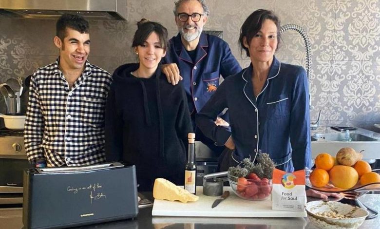 Massimo Bottura ve Ailesi