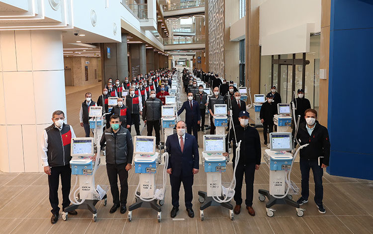 Arçelik, ASELSAN, Baykar ve Biosys ortak çalıştı, 14 günde banttan indi 9 yerli solunum cihazi