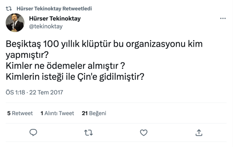 Hürser Tekinoktay Twitter