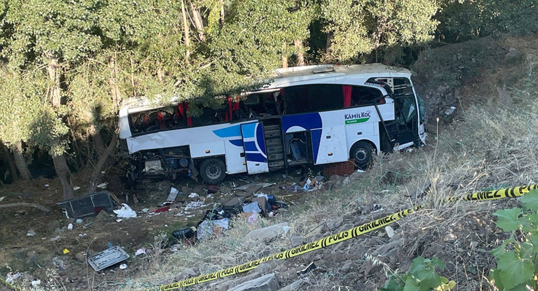 Yozgat Sorgun'da Trafik Kazası: Kamil Koç Otobüsü Şarampole Yuvarlandı -  NationalTurk