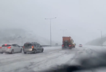 Kuzey Marmara Otoyolu kar yağışı nedeniyle kapandı