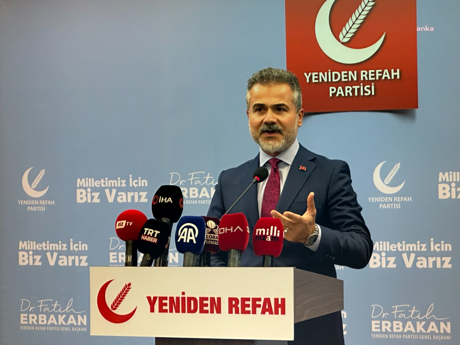 Yeniden Refah Partisi yerel seçime tek başına girecek 1 Yeniden Refah Partisi Genel Başkan Yardımcısı Suat Kılıç, “31 Mart yerel seçimlerinde kendi adaylarımızla hazırlanıyoruz” dedi.
