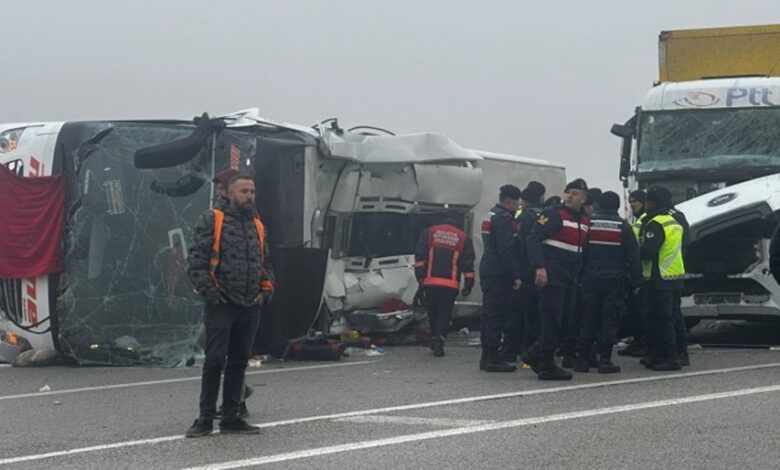 Medine Turizm'e ait otobüs kazasında 4 kişi öldü