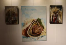 Kocaeli Cumhuriyet Sanat Galerisi'nde sergilenen Ellenart Nikomedia Karma Resim Sergisi, kapılarını sanatseverlere açtı.