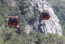 Antalya’da teleferiklerde mahsur kalan 174 kişi 23 saatlik çalışma sonucu kurtarıldı.