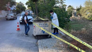 avcilarda korkunc olay bebegini cope atti