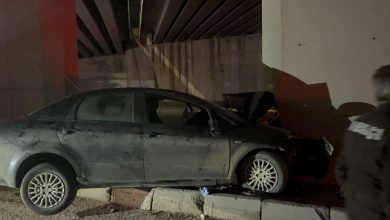 Eskişehir’de otomobil üst geçide saplandı: 1 ölü 5 AW645667 07