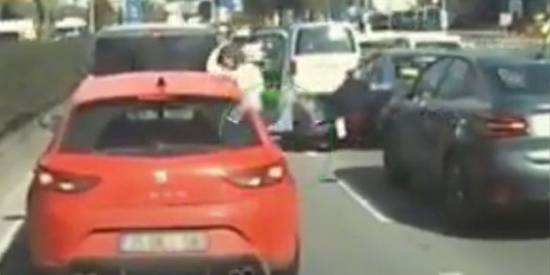 İzmir'de kaza anları