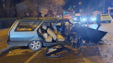 Gümüşhane’de araçlar birbirine ok gibi saplandı: 1 ölü, 3 yaralı 3 g