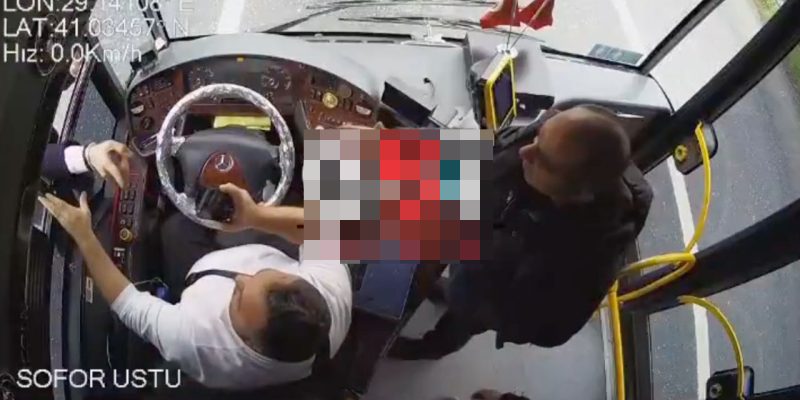 İstanbul'da trafikte gergin anlar