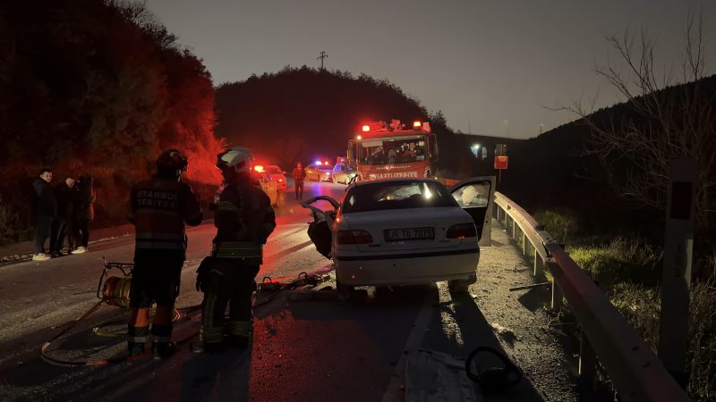 İstanbul’da trafik kazası aileyi kopardı 2 İstanbul'da feci kaza