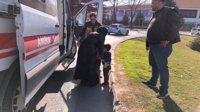 Bursa'da kontrol çıkan motor devrildi