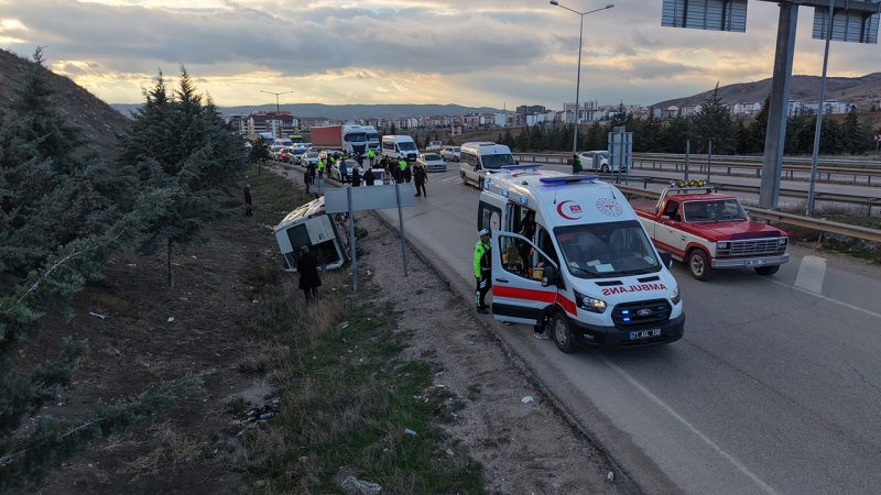 Kırıkkale’de feci kaza