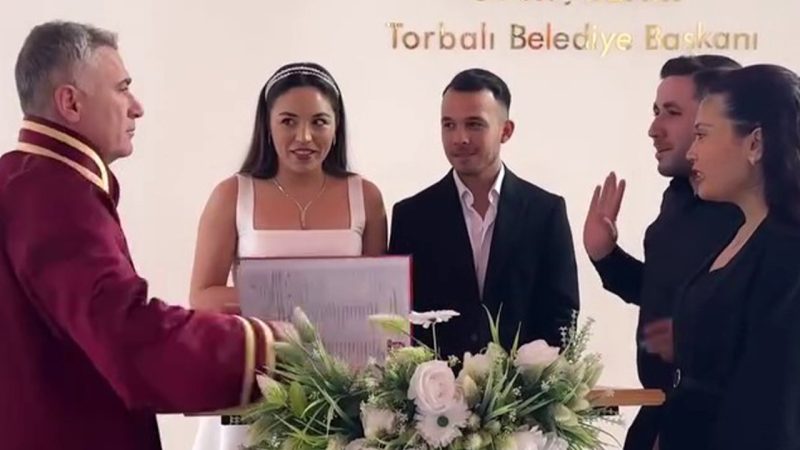 İzmir'de düğün şakası şok etti