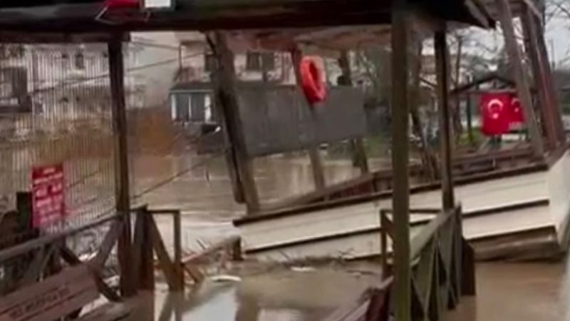 Şile'de yağışlar hayatı olumsuz etkiledi