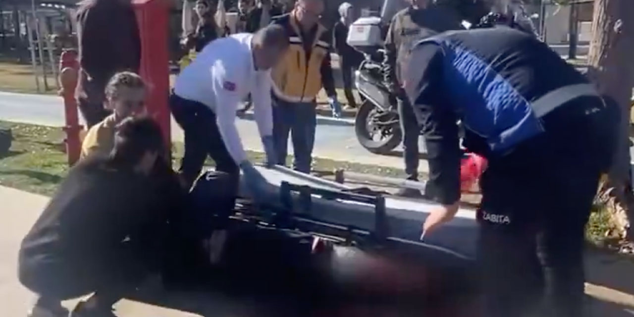 Antalya’da iki çocuk yaşlı adamı bıçakladı 1 yasli adam