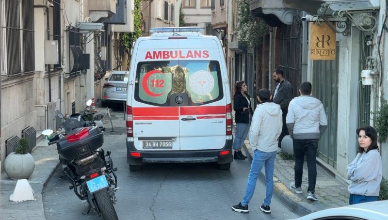 Beyoğlu’nda korkutan olay