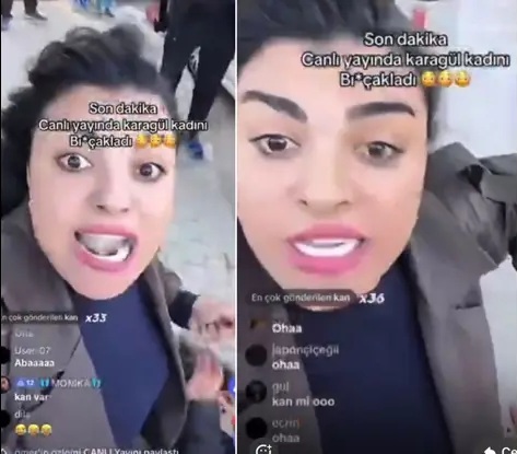 Bursa’da sosyal medyada canlı yayın sırasında başlayan tartışma sokakta kanlı bitti.