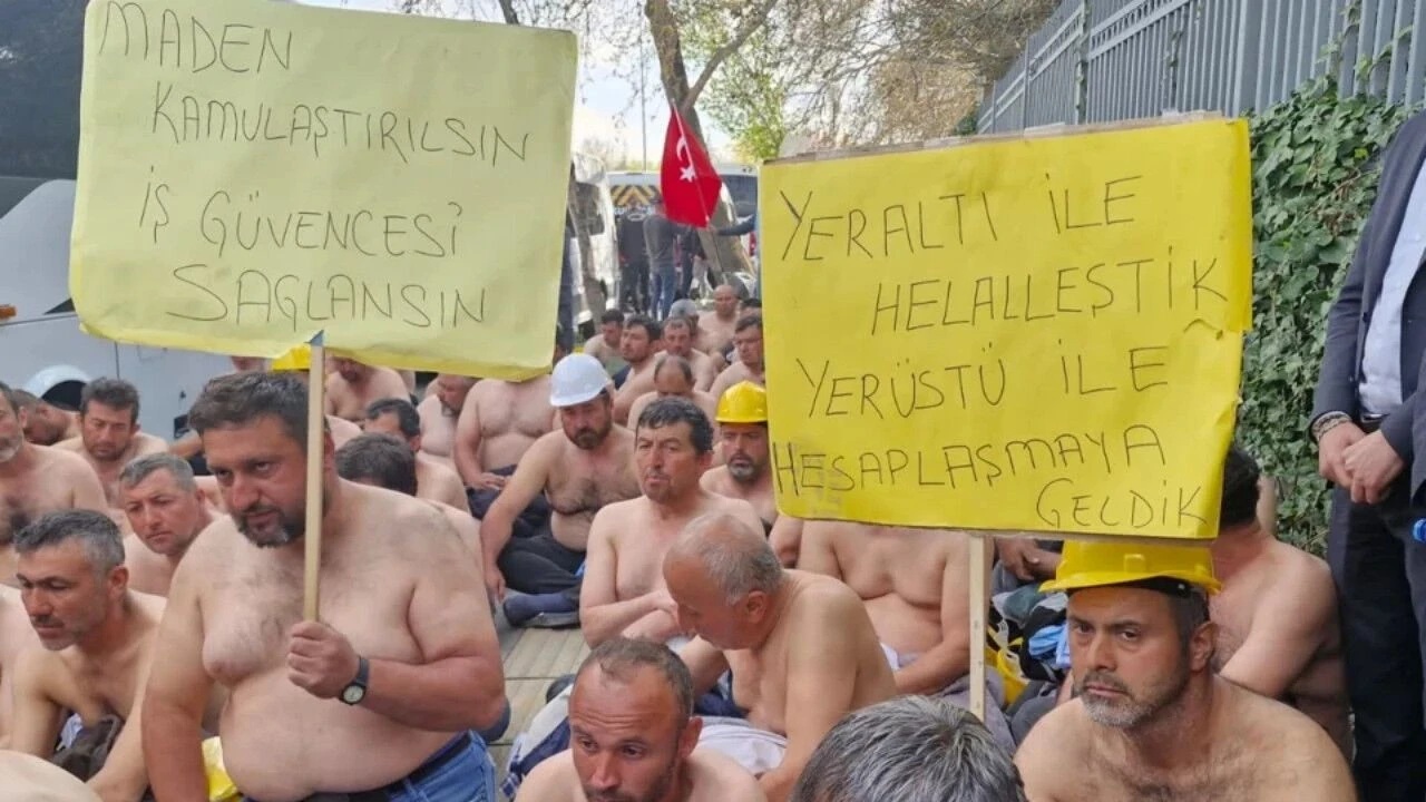 Eskişehir’den Ankara’ya yürüyerek hakları için eylem başlatan Doruk Madencilik işçileri, Kurtuluş Parkı’ndaki direnişlerini sürdürüyor.