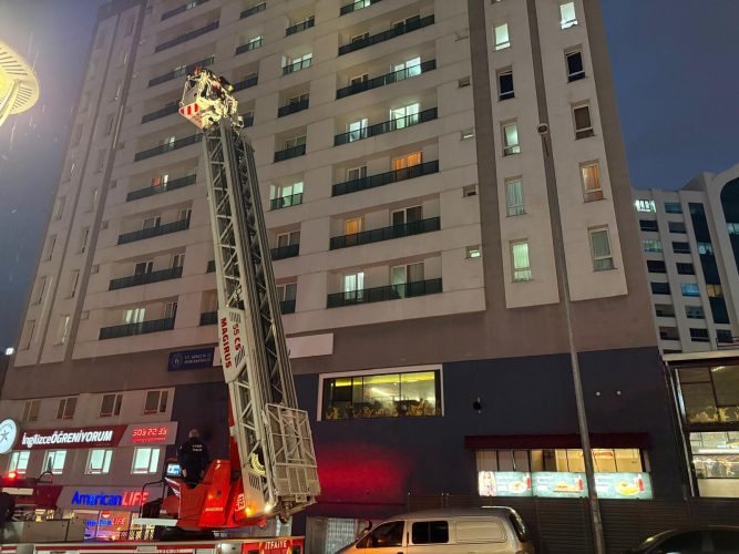 Kayseri’de öğrenci yurdunda yangın