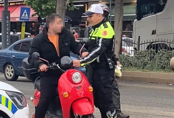 Kahramanmaraş'ta sürücüye ceza