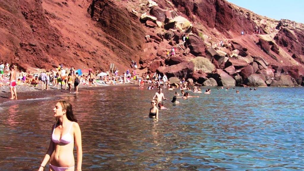 Santorini Gezilecek Yerler: Red Beach