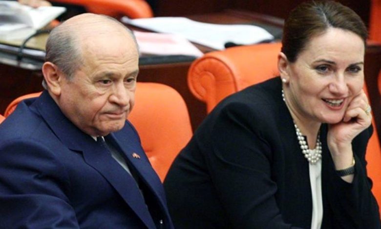 Devlet Bahçeli ve Meral Akşener