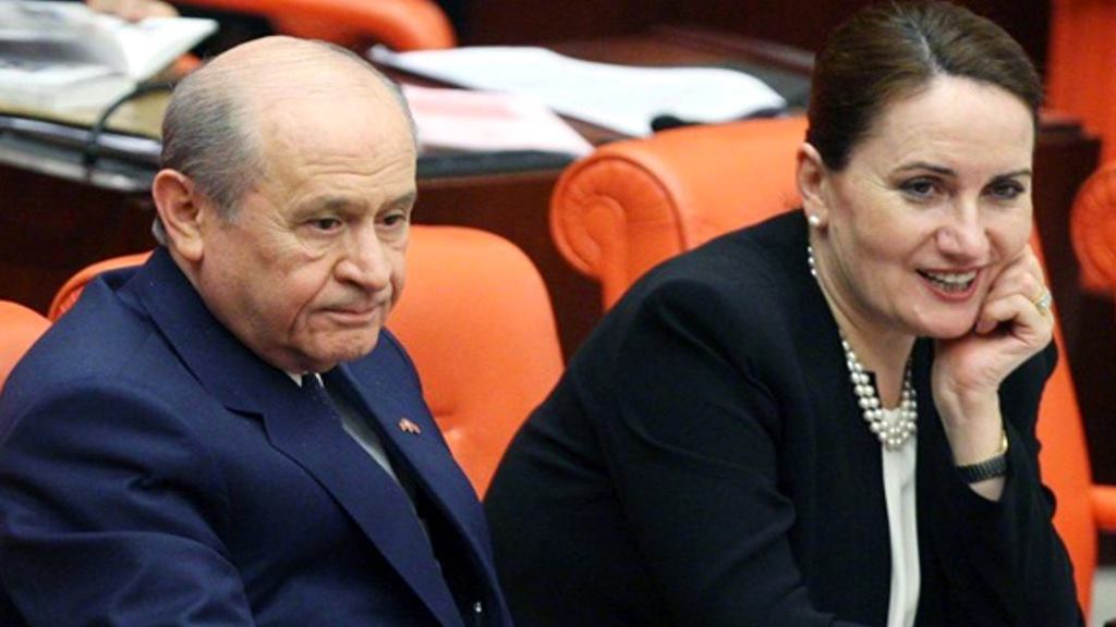 Devlet Bahçeli Meral Akşener'i "Eve" Çağırdı! 1 Devlet Bahçeli ve Meral Akşener