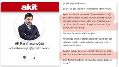 AKP Milletvekilinden Akit Gazetesine: "Paçavra"