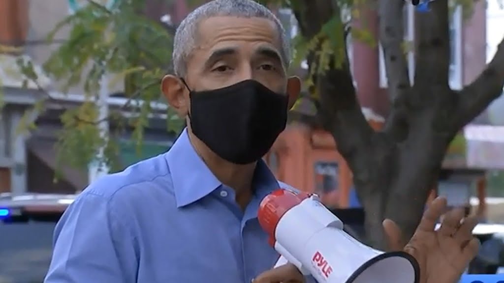 Elinde Megafonla Biden İçin Oy İstedi 1 obama biden oy