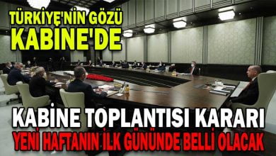 kabine toplantisi karari