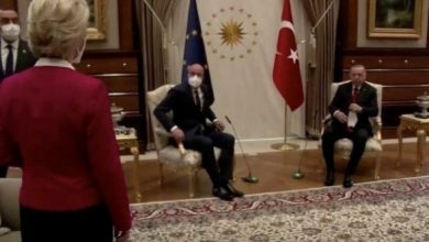 Ankaradaki koltuk krizi sonrasinda AB liderleri ilk kez bir araya geldi