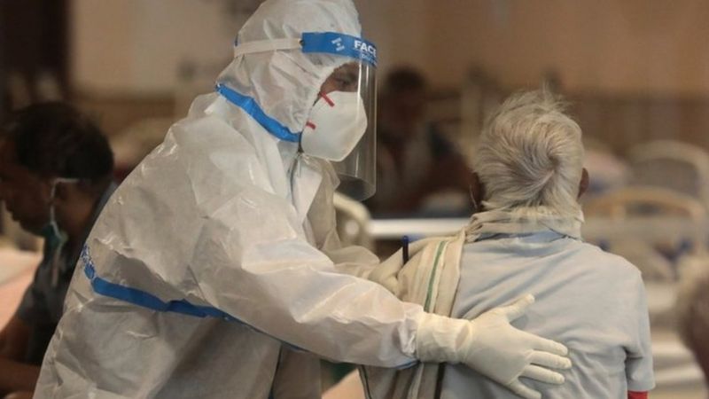 Hindistan'da Covid-19 ölümlerinde rekor kırıldı 1 Hindistanda Covid 19 olumlerinde rekor kirildi