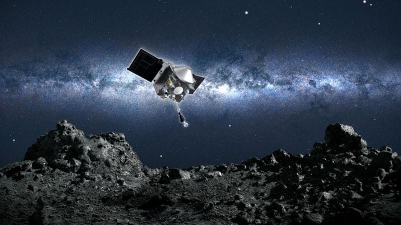 Osiris Rex 4.5 milyar yasindaki asteroidden numune alan uzay araci Dunyaya donuse gecti