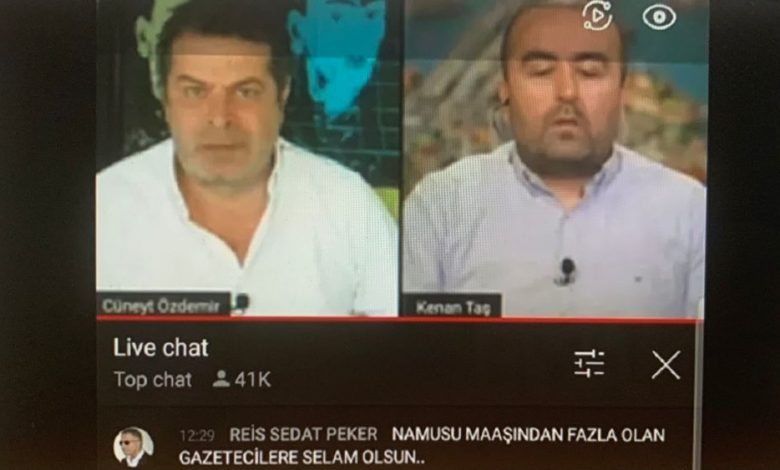 Sedat Peker, Cüneyt Özdemir'in yayınına yorum yaptı: 'Namusu maaşından fazla olan gazetecilere selam olsun